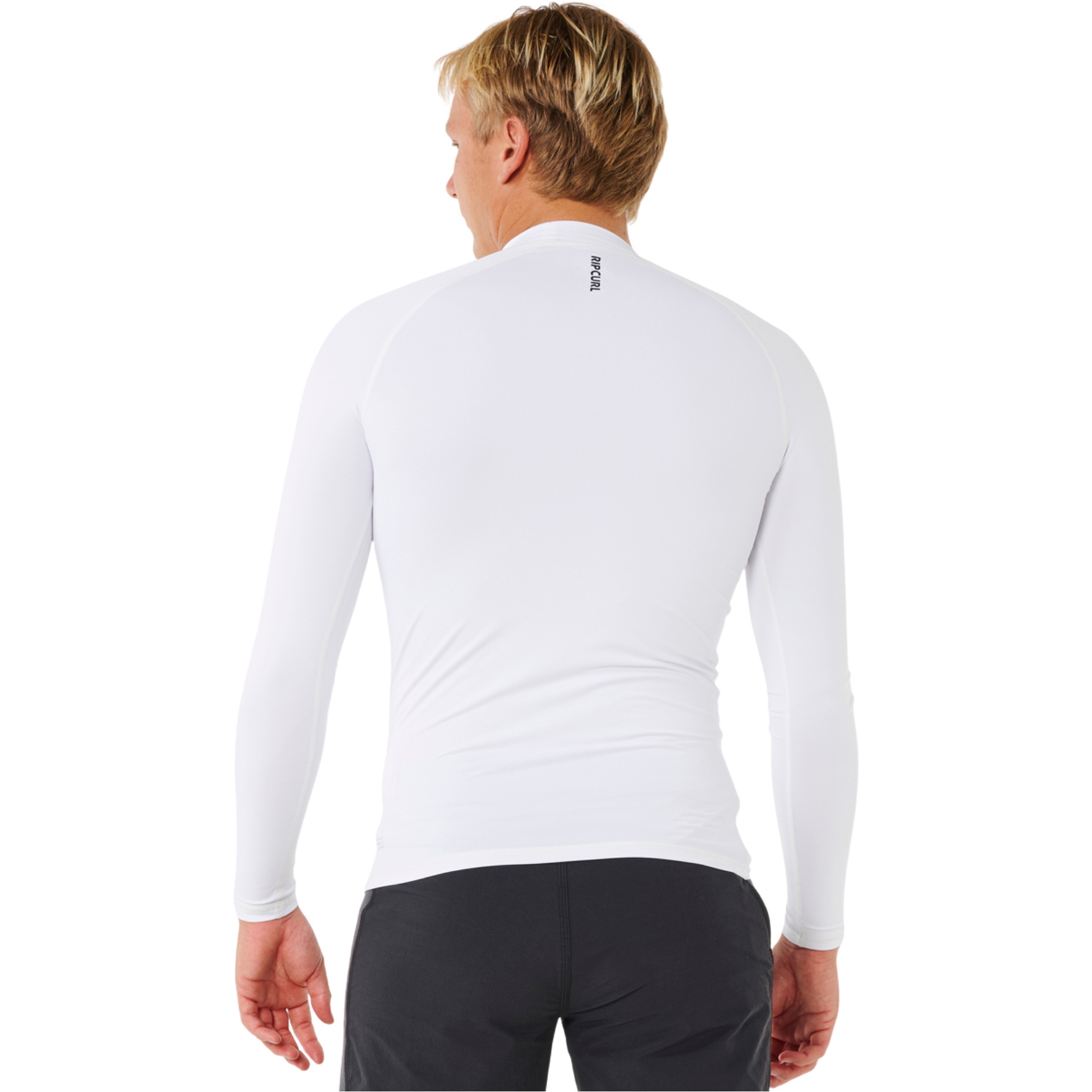 2026 Rip Curl Mens Streamline UPF Long Sleeve Rash Vest 171MRV - White
